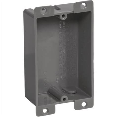 shallow junction box single gang|1 gang shallow electrical box.